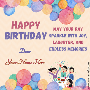 Birthday Art Template