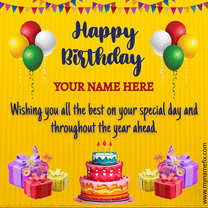 Birthday Art Template