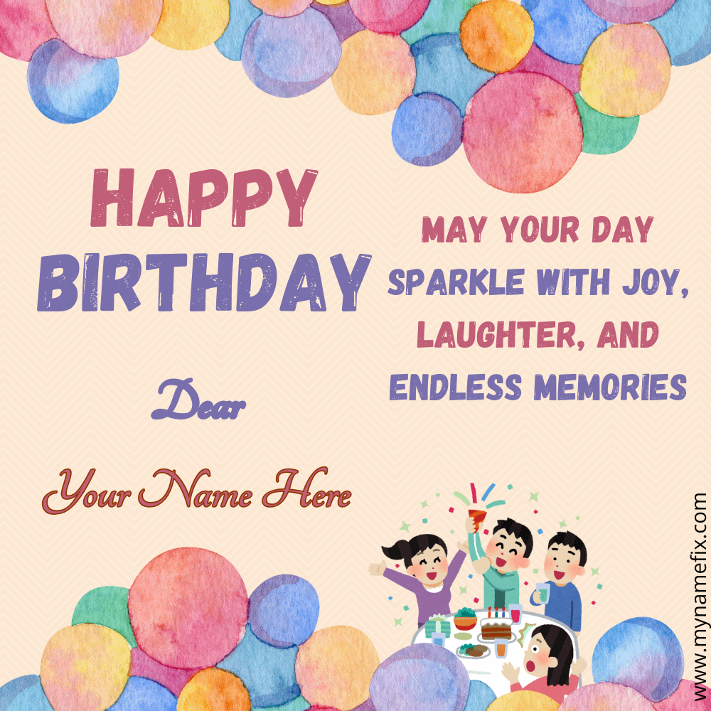Birthday Art Template